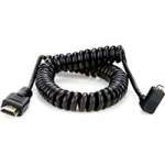 Atomos Coiled Right-Angle Micro HDMI to Full HDMI Cable (50-65cm) (AO-ATOMCAB013) Atomos Coiled Right-Angle Micro HDMI to Full HDMI Cable (50-65cm) (AO-ATOMCAB013)